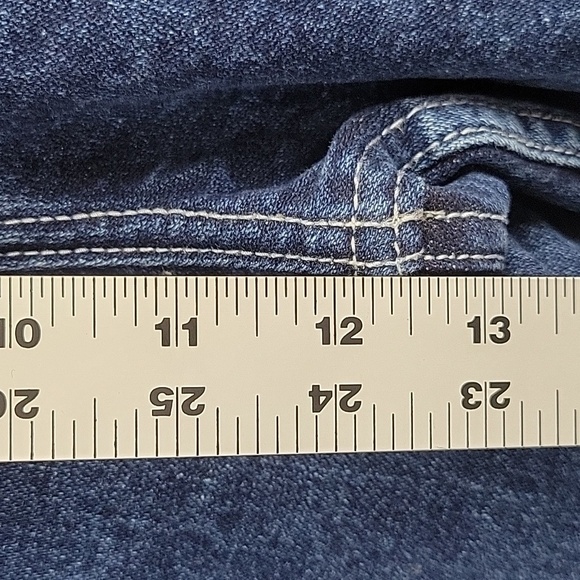 John Galt Wide Leg Carpenter Style Jeans Dark Wash Size 5 - Picture 10 of 14